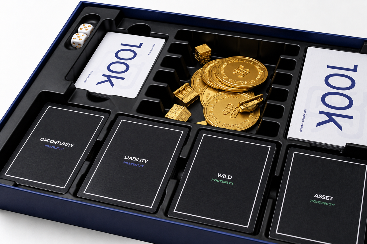 Posterity: The Wealth Building Game — Financial Literacy Board Game for Families